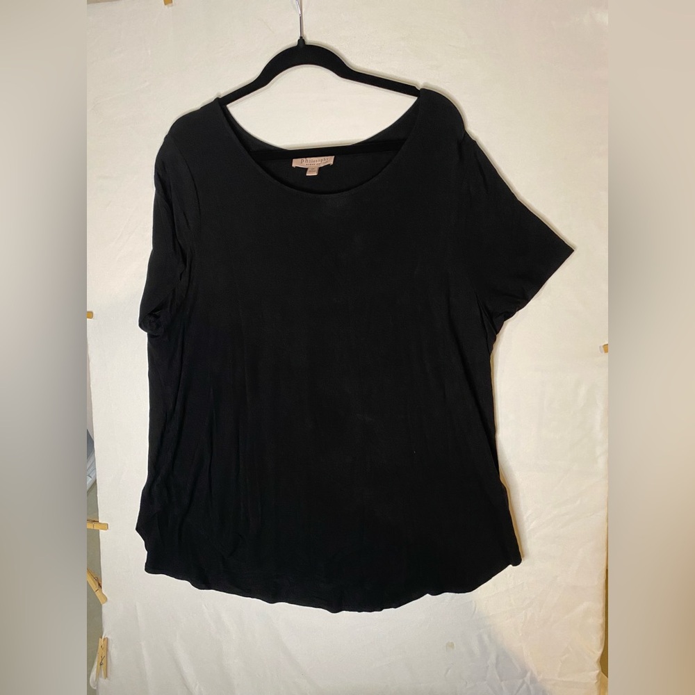 Philosophy Black Short Sleeve Tee